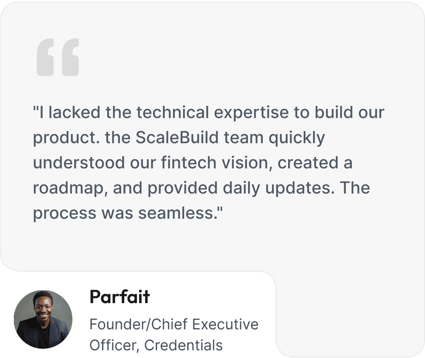 Testimonial from Parfait